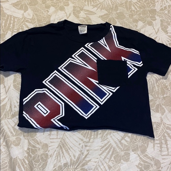 PINK Victoria's Secret Tops - PINK Cropped T-shirt